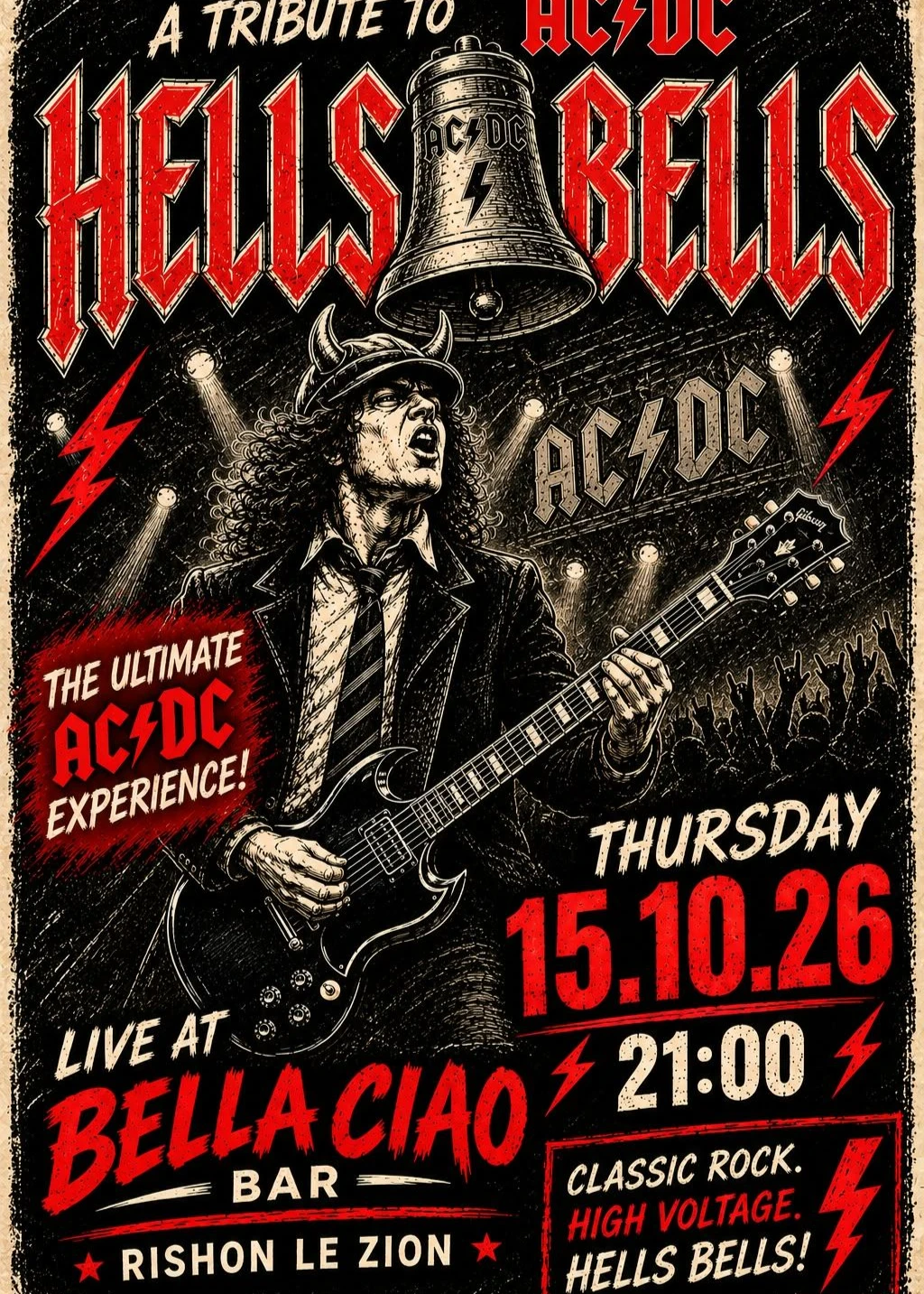 HELLS&BELLS - ACDC TRIBUTE | האירוע חלף