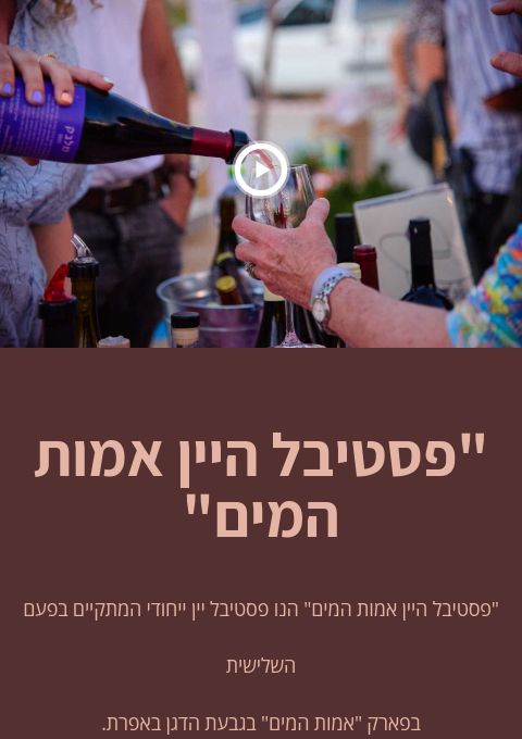  פסטיבל היין באמות המים #3 | האירוע חלף
